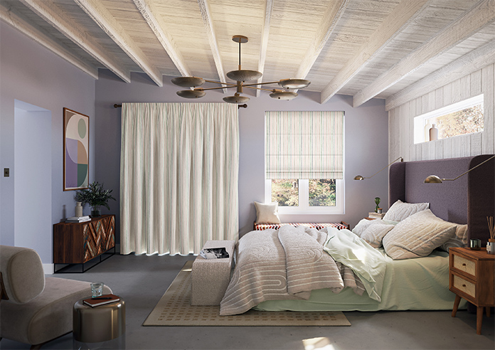 Vintage Stripe, Pastels - Made to Measure Curtains - Image 15